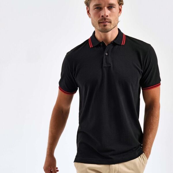 MENS CLASSIC FIT TIPPED POLO Thumbnail