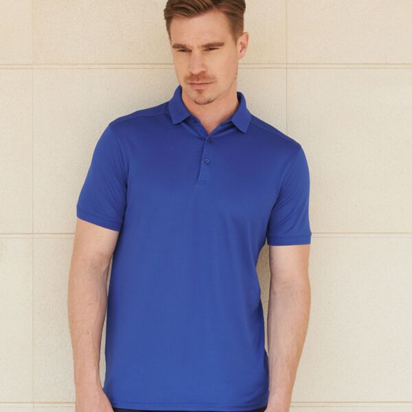 Henbury Slim Fit Stretch Microfine Piqué Polo Shirt Thumbnail
