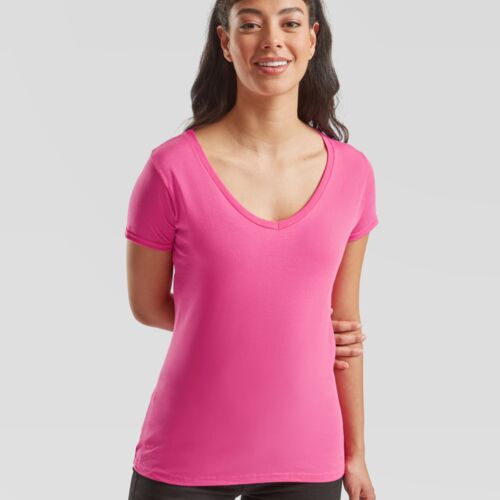 Ladies' Iconic 150 V-Neck T Thumbnail