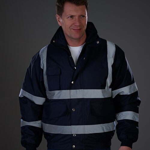 Customer Suppled Hi Vis Bomber Jacket Thumbnail