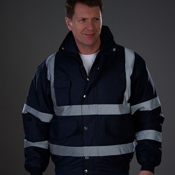 Customer Suppled Hi Vis Bomber Jacket Thumbnail