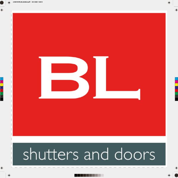 Printed banners - BL Shutterrs and Doors 280mm x 282mm Thumbnail