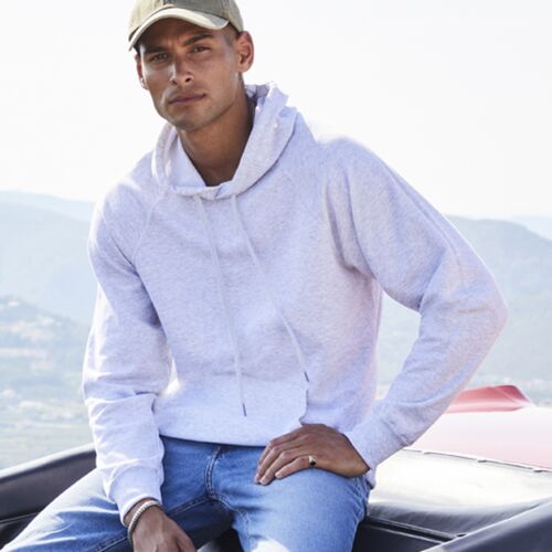 Fruit Loom L/weight Hooded Sweat Thumbnail