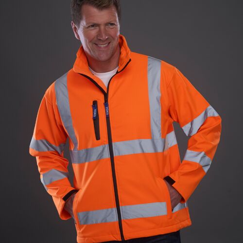 Customer Supplied Hi-Vis Soft Shell Jacket Thumbnail