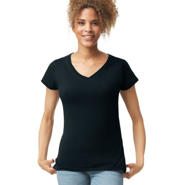 Gildan SoftStyle® Ladies V Neck T-Shirt Thumbnail