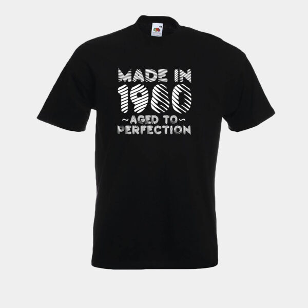 Made in 1980 Aged to Perfection - Mens T-Shirts Thumbnail