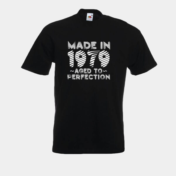 Made in 1979 Aged to Perfection - Mens T-Shirts Thumbnail