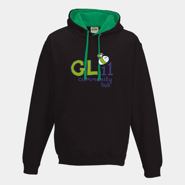 GL11 -New Logo 2021-  Adult Contrast Hoodies - JH003 Thumbnail