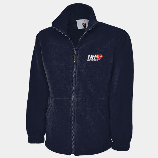 NHS Superhero - Premium Full Zip Micro Fleece Jacket Thumbnail
