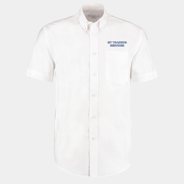 Embroidered  - Kus. Kit S/S Work. Oxf. Shirt Thumbnail