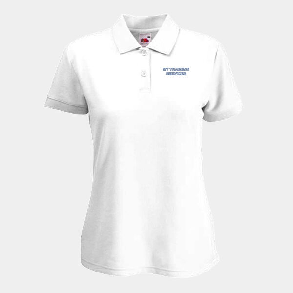 Embroidered - Fruit Loom Lady-Fit 65/35 Polo Thumbnail