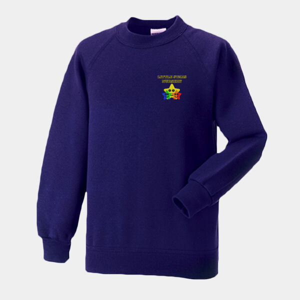 Embroidered  - Jerzees Schoolgear Kids Raglan Sweatshirt Embroidered  - Jerzees Schoolgear Kids Raglan Sweatshirt Thumbnail