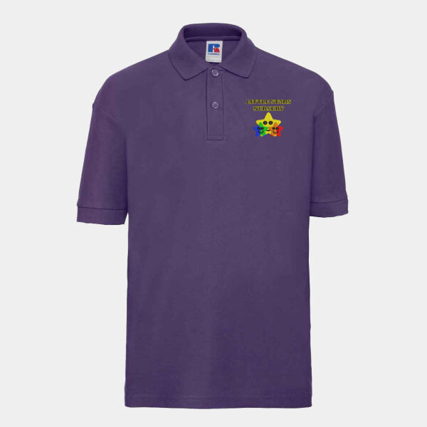 Embroidered  - Jerzees Schoolgear Kids Poly/Cotton Piqué Polo Shirt Embroidered  - Jerzees Schoolgear Kids Poly/Cotton Piqué Polo Shirt Thumbnail