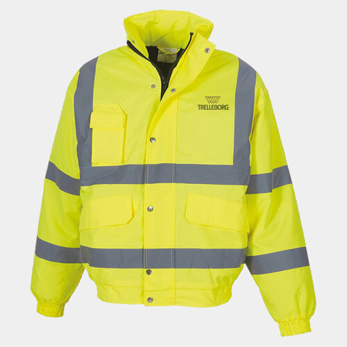 Back Print + Breast Pocket- Trelleborg Hi  Vis Jacket  2 Thumbnail