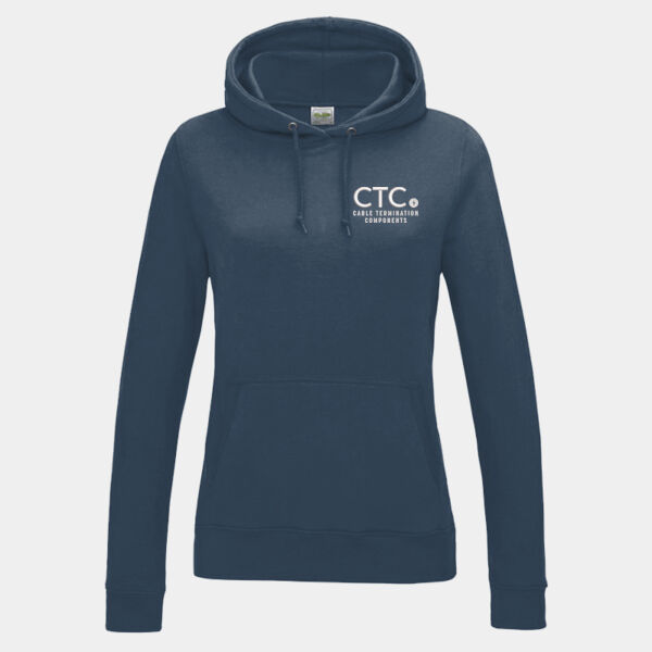 Embroidered  - AWDis Girlie College Hoodie Thumbnail