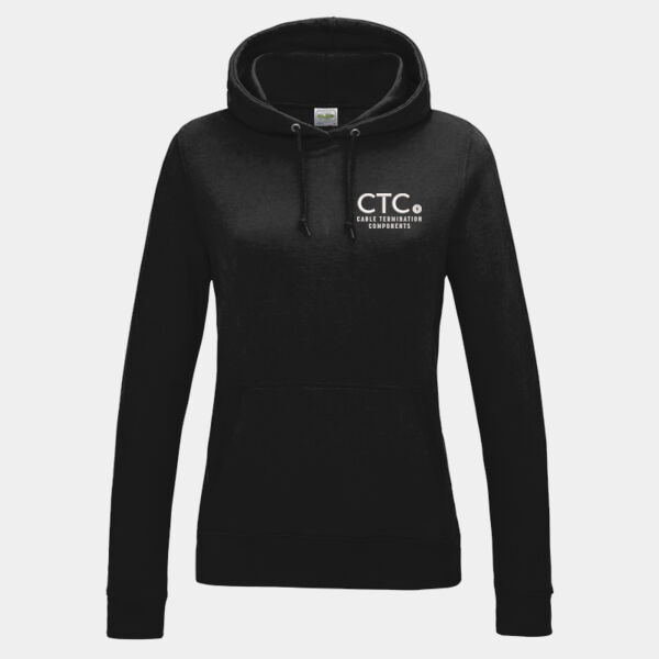 Embroidered - AWDis Girlie College Hoodie Thumbnail