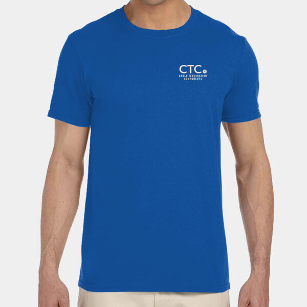 Embroidered + Print - Gildan SoftStyle T Thumbnail