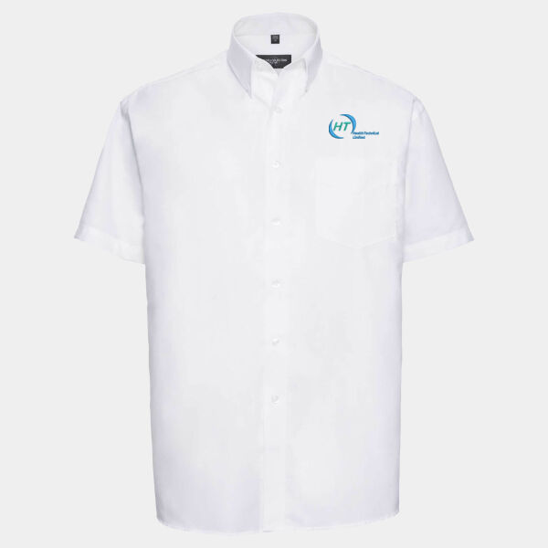 Embroidered - Russell Oxford S/S Shirt Thumbnail