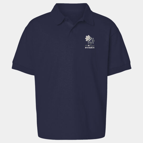 Printed 2 Logos - Kids cool polo Thumbnail