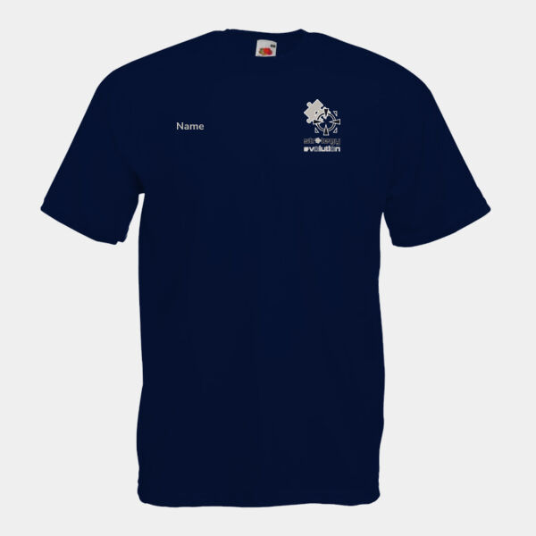 Name Printed + 2 Logos - Fruit Loom Value T-Shirt Thumbnail