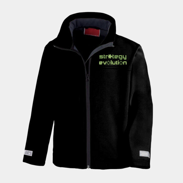 Embroidered - Result Kids Classic Soft Shell Jacket - RS121B Thumbnail