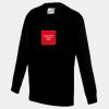 AWDis Academy Kids V Neck Sweatshirt Thumbnail