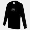 AWDis Academy Kids V Neck Sweatshirt Thumbnail