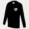 AWDis Academy Kids V Neck Sweatshirt Thumbnail