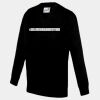 AWDis Academy Kids V Neck Sweatshirt Thumbnail